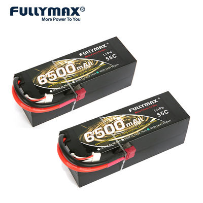 батарея деканов T Штепсельной вилки Rc Модели хобби батареи 14.8v 55C 6500mAh 4S Lipo