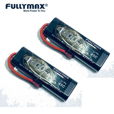7,4 случай круга батареи 4000mah 2S1P 45C v Lipo трудный с деканами Штепсельной вилкой