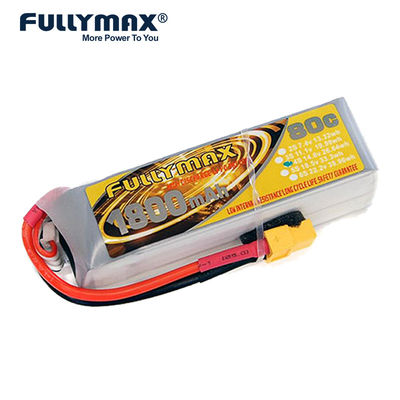 батареи 14.8v 4s 1800mah Lipo для штепсельной вилки самолетов 80c Xt60 Rc облегченной