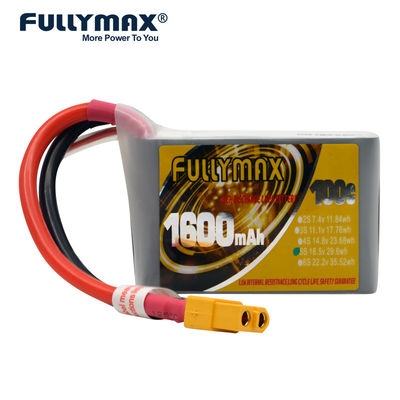 батарея Fpv Rc 1600mah 18.5v 5s 100c Lipo участвуя в гонке батарея Lipo Fullymax