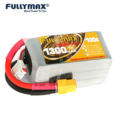 18.5V LiPo 1300mAh 5S 100C Rc участвуя в гонке батарея шлюпки дистанционного управления вертолета Quadcopter трутня