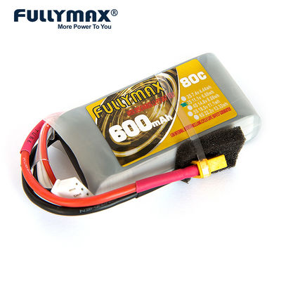 трутень автомобиля батареи FPV шлюпки батареи 80C Rc 11.1V 3s 600mah Lipo перезаряжаемые