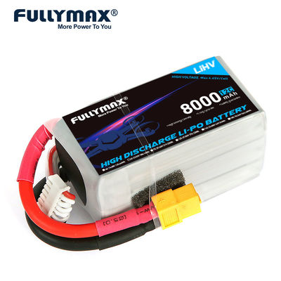 батарея 8000mah полимера лития разрядки клетки батареи 23.52V 12C 6 6s 8000mah Lipo высокая