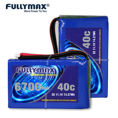 пакета электропитания начала автомобиля 6700mAh 11.1v Lipo ракета -носитель автомобиля автоматического аварийного аварийная
