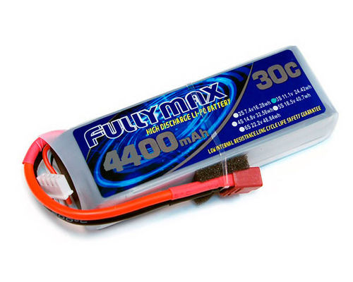 Блок батарей 30C 4400mAh 3S 11.1V FFULLYMAX LiPo со штепсельной вилкой t для автомобилей RC, воздушных судн RC, вертолетов RC, конкуренции F3A