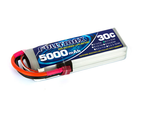 Блок батарей 30C 5000mAh 3S 11.1V FULLYMAX LiPo с соединителем деканов для автомобилей RC, воздушных судн RC, вертолетов RC