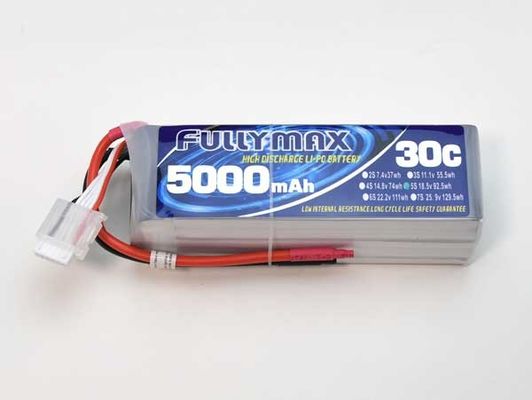 Блок батарей 30C 5000mAh 5S 18.5V FULLYMAX LiPo для RC Heli, воздушного судна Починка-крыла, самолетов RC, F3A пилотажного