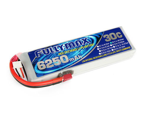 Батарея 30C 6250mAh 3S 11.1V FULLYMAX RC Lipo с соединителем деканов для самолета вертолета тележки шлюпки автомобиля RC
