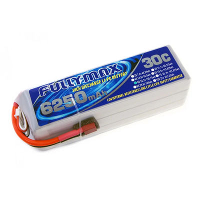 Блок батарей 30C 6250mAh 6S 22.2V FULLYMAX LiPo с соединителем деканов для воздушных судн самолета Heli тележки шлюпки автомобиля RC RC