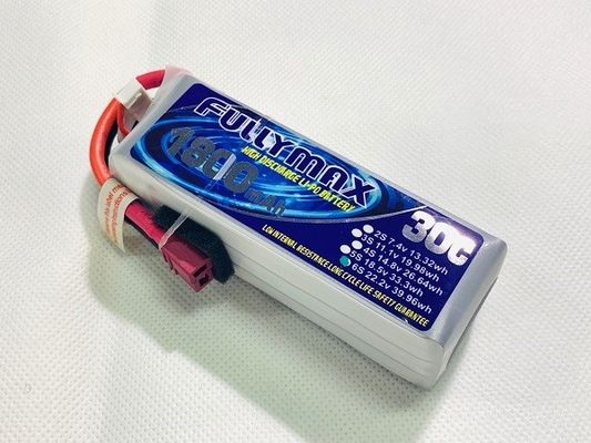 Блок батарей 30C 1800mAh 6S самолета LiPo RC с деканами Соединителем 22.2V