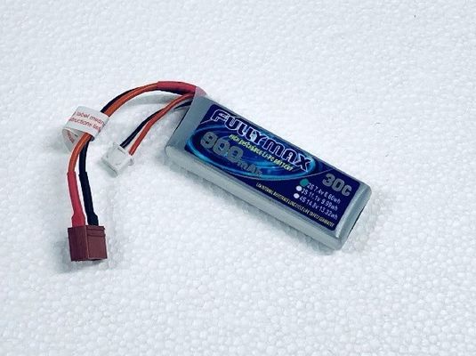 батарея 7.4V 900mAh 30C LiPO для тележки Crawler вертолета трутня RC FPV модельной дефектной